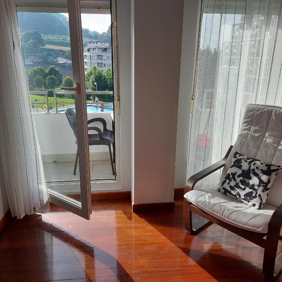 Soleado Piso Con Garaje Y Piscina A 8' Centro Apartment กาสโตร-อูร์เดียเลส ภายนอก รูปภาพ